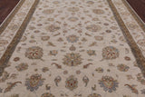 Ivory Persian Hand Knotted Wool Area Rug - 8' 10" X 12' 5" - Golden Nile