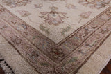 Ivory Persian Handmade Area Rug - 8' 1" X 10' 1" - Golden Nile