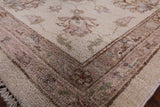 Ivory Persian Handmade Area Rug - 8' 1" X 10' 1" - Golden Nile