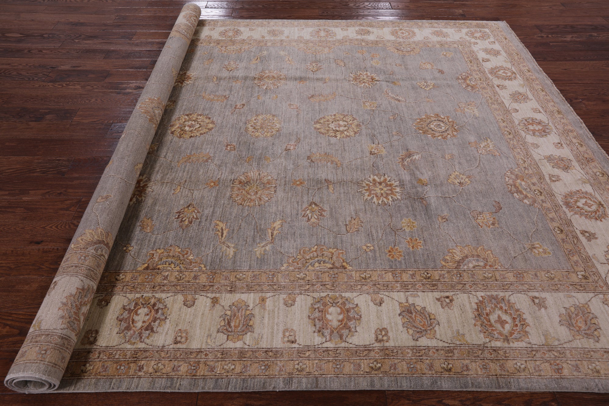 Persian Hand Knotted Wool Area Rug - 8' 3" X 10' 3" - Golden Nile
