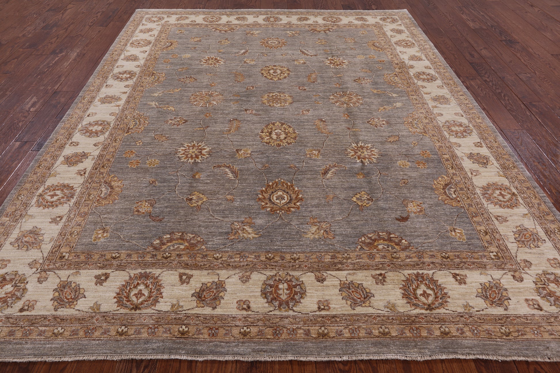 Persian Hand Knotted Wool Area Rug - 8' 3" X 10' 3" - Golden Nile