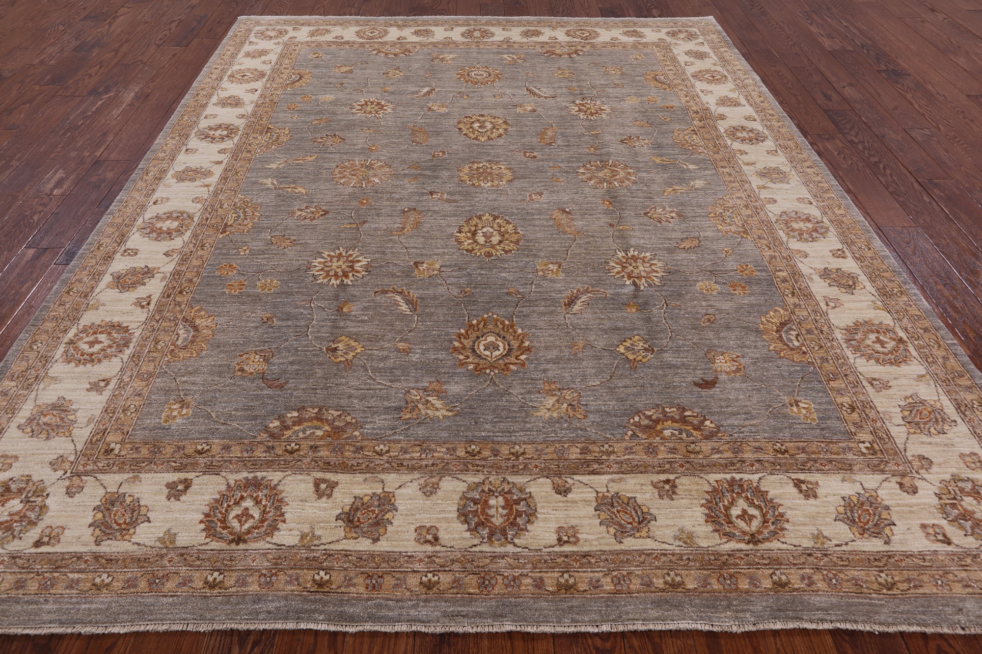 Persian Hand Knotted Wool Area Rug - 8' 3" X 10' 3" - Golden Nile