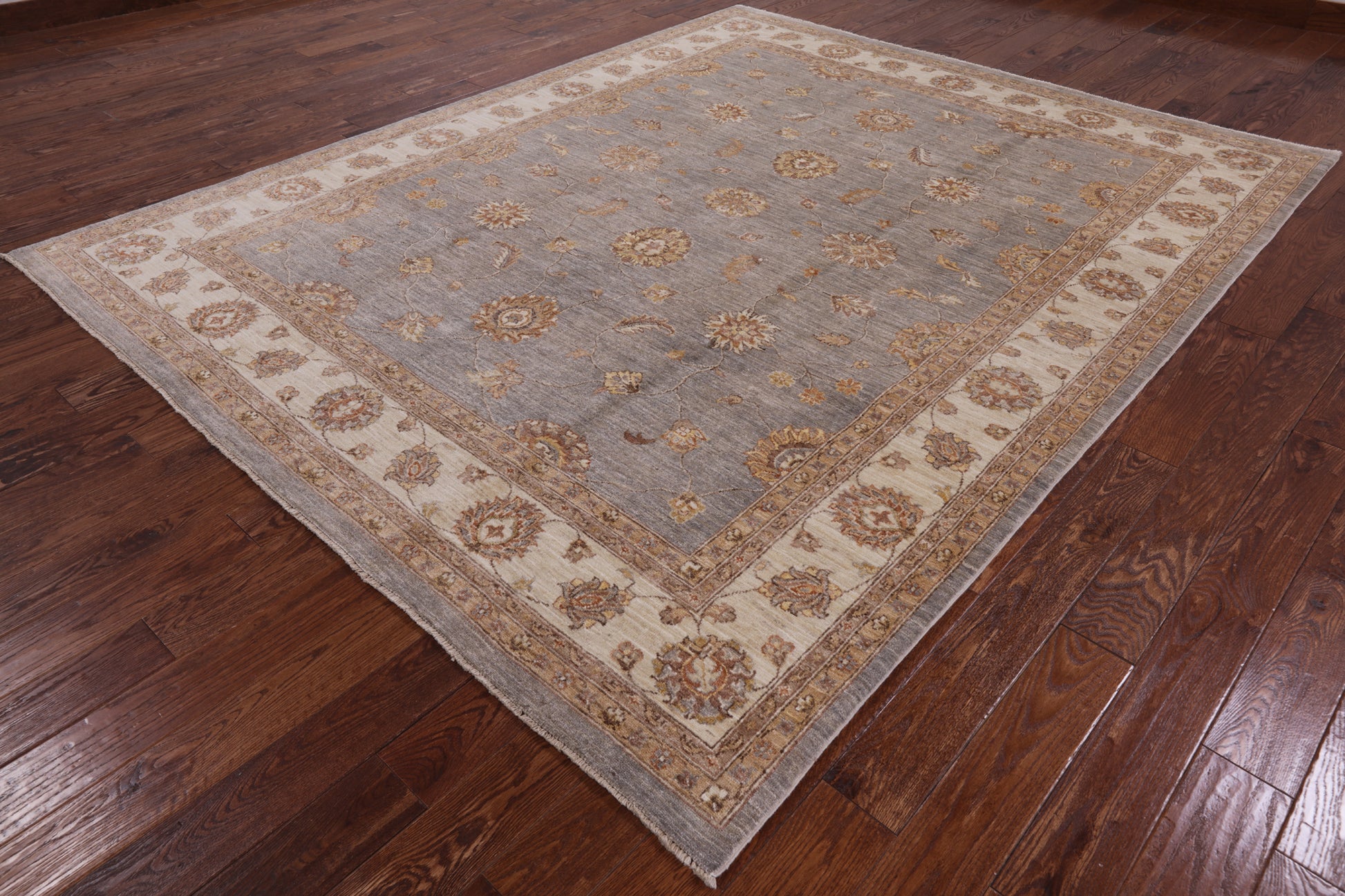 Persian Hand Knotted Wool Area Rug - 8' 3" X 10' 3" - Golden Nile