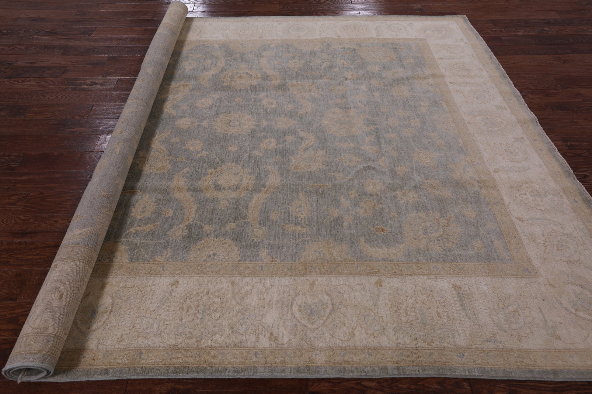 Persian Hand Knotted Wool Area Rug - 8' 3" X 9' 10" - Golden Nile