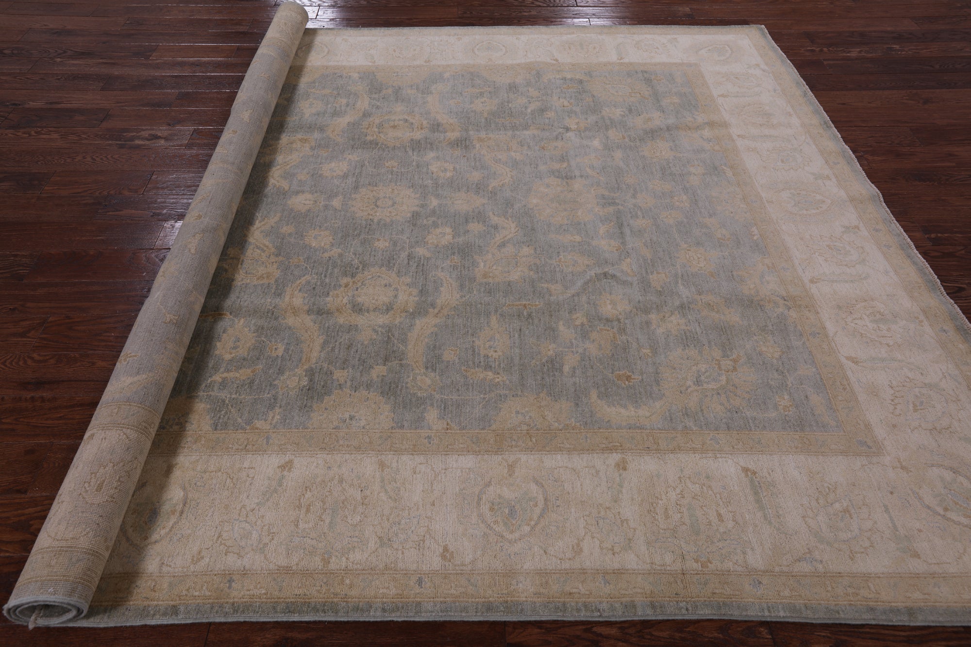 Persian Hand Knotted Wool Area Rug - 8' 3" X 9' 10" - Golden Nile