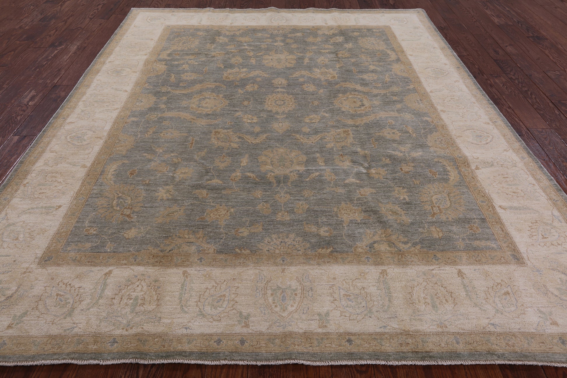 Persian Hand Knotted Wool Area Rug - 8' 3" X 9' 10" - Golden Nile