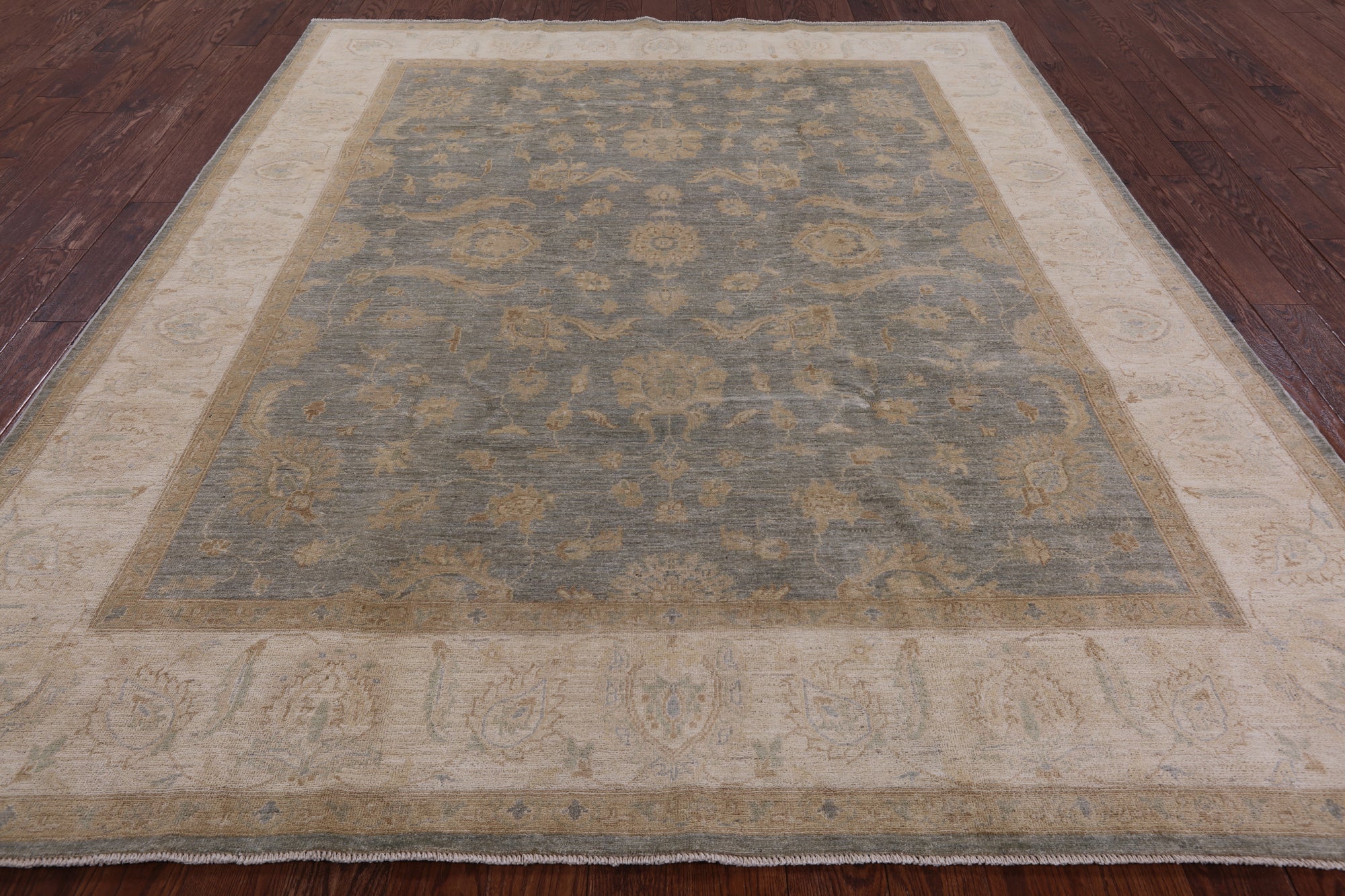Persian Hand Knotted Wool Area Rug - 8' 3" X 9' 10" - Golden Nile