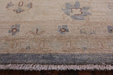 Grey Turkish Oushak Handmade Wool Rug - 8' 10" X 12' 1" - Golden Nile