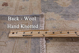 Grey Turkish Oushak Handmade Wool Rug - 8' 10" X 12' 1" - Golden Nile