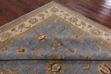 9 x 12 Blue Oushak Hand Knotted Oriental Rug - Golden Nile