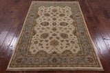 4 x 6 Oriental Oushak Area Rug - Golden Nile