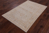 Oriental Persian Handmade Area Rug - 4' X 5' 10" - Golden Nile