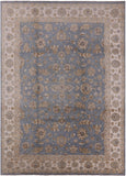 Turkish Oushak Hand Knotted Wool Rug - 9' 1" X 12' 8" - Golden Nile