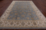 Turkish Oushak Hand Knotted Wool Rug - 9' 1" X 12' 8" - Golden Nile