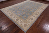 Turkish Oushak Hand Knotted Wool Rug - 9' 1" X 12' 8" - Golden Nile