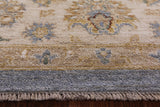 Turkish Oushak Hand Knotted Wool Rug - 9' 1" X 12' 8" - Golden Nile