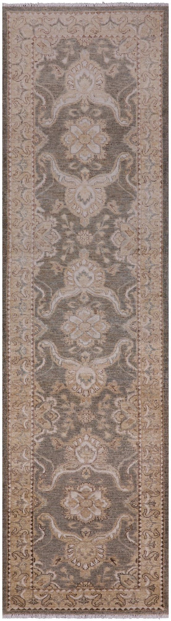 Peshawar Handmade Wool Runner Rug - 2' 7" X 9' 6" - Golden Nile