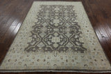 5 x 7 Peshawar Oriental Area Rug - Golden Nile