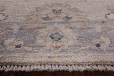 Ivory Peshawar Handmade Wool Runner Rug - 2' 8" X 9' 7" - Golden Nile