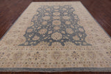 Turkish Oushak Hand Knotted Wool Rug - 8' 10" X 11' 10" - Golden Nile