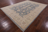 Turkish Oushak Hand Knotted Wool Rug - 8' 10" X 11' 10" - Golden Nile