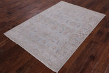 Peshawar Hand Knotted Area Rug - 4' 1" X 5' 10" - Golden Nile