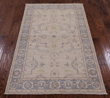 Oriental Chobi Peshawar Area Rug - 3' 1" X 4' 10" - Golden Nile