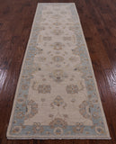 Peshawar Hand Knotted Wool Runner Rug - 2' 10" X 10' 4" - Golden Nile