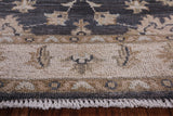 Grey Turkish Oushak Handmade Wool Runner Rug - 2' 8" X 9' 7" - Golden Nile