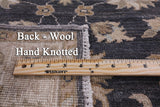 Grey Turkish Oushak Handmade Wool Runner Rug - 2' 8" X 9' 7" - Golden Nile