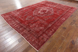 9 x 12 Persian Tabriz Overdyed Area Rug - Golden Nile