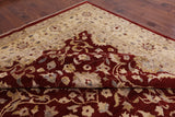 Red Peshawar Hand Knotted Area Rug - 12' 2" X 18' 1" - Golden Nile