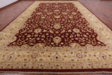 Red Peshawar Hand Knotted Area Rug - 12' 2" X 18' 1" - Golden Nile