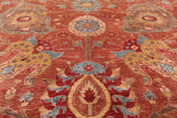 Peshawar Hand Knotted Area Rug - 12' 2" X 15' 0" - Golden Nile