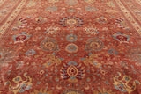 Peshawar Hand Knotted Area Rug - 12' 2" X 15' 0" - Golden Nile