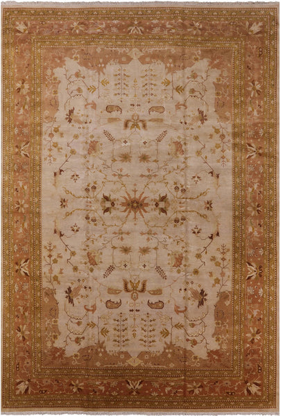 Peshawar Hand Knotted Area Rug - 12' 1" X 17' 9" - Golden Nile