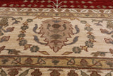 Red Peshawar Hand Knotted Area Rug - 12' X 14' 10" - Golden Nile