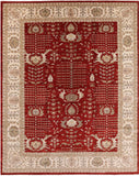 Red Peshawar Hand Knotted Area Rug - 12' X 14' 10" - Golden Nile