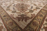 Red Peshawar Hand Knotted Area Rug - 12' 0" X 14' 10" - Golden Nile