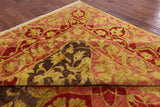 William Morris Handmade Wool Area Rug - 12' 0" X 14' 8" - Golden Nile