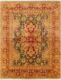 William Morris Handmade Wool Area Rug - 12' 0" X 14' 8" - Golden Nile