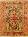 William Morris Handmade Wool Area Rug - 12' 0" X 14' 8" - Golden Nile