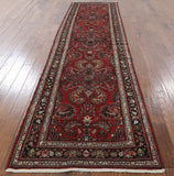 Traditional Persian Sarouk Handmade Wool Runner 4 X 14 - Golden Nile