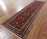 Traditional Persian Sarouk Handmade Wool Runner 4 X 14 - Golden Nile