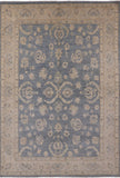 Peshawar Handmade Wool Area Rug - 6' 1" X 9' 0" - Golden Nile