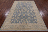 Peshawar Handmade Wool Area Rug - 6' 1" X 9' 0" - Golden Nile