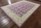 Purple Chobi Peshawar Wool Area Rug 9 X 12 - Golden Nile