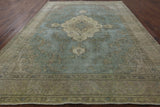 Handmade Tabriz Overdyed Wool Oriental Rug 9 X 12 - Golden Nile