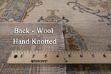 Peshawar Handmade Wool Area Rug - 9' 0" X 11' 7" - Golden Nile