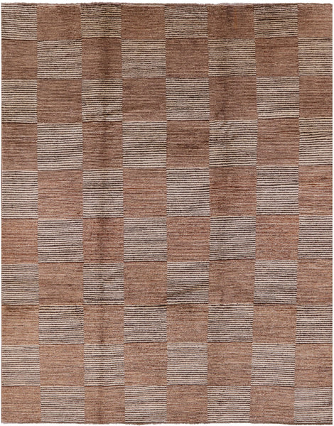 Persian Gabbeh Handmade Wool Rug - 8' 1" X 10' 3" - Golden Nile